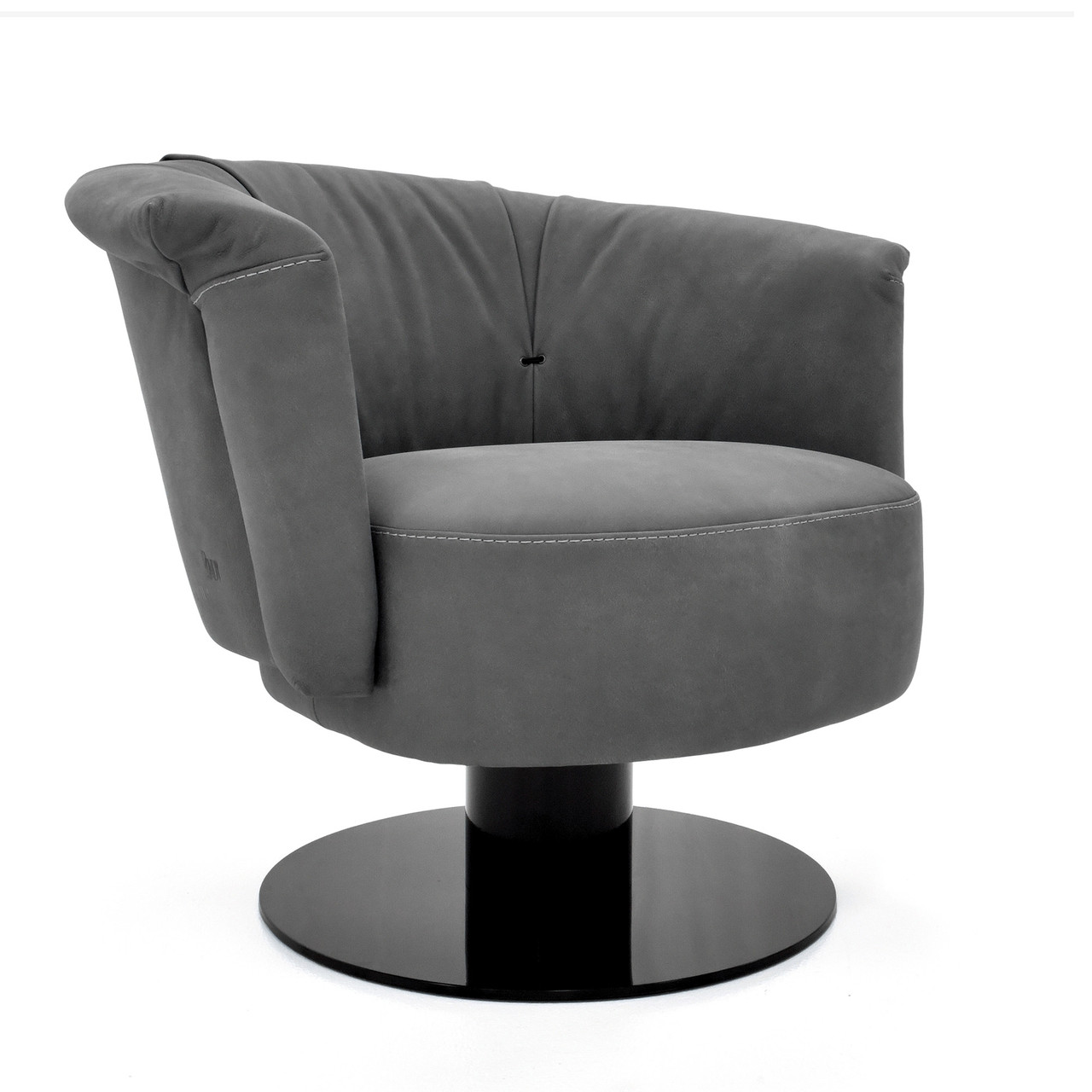 Luna Swivel Chair - Leather - Cantoni