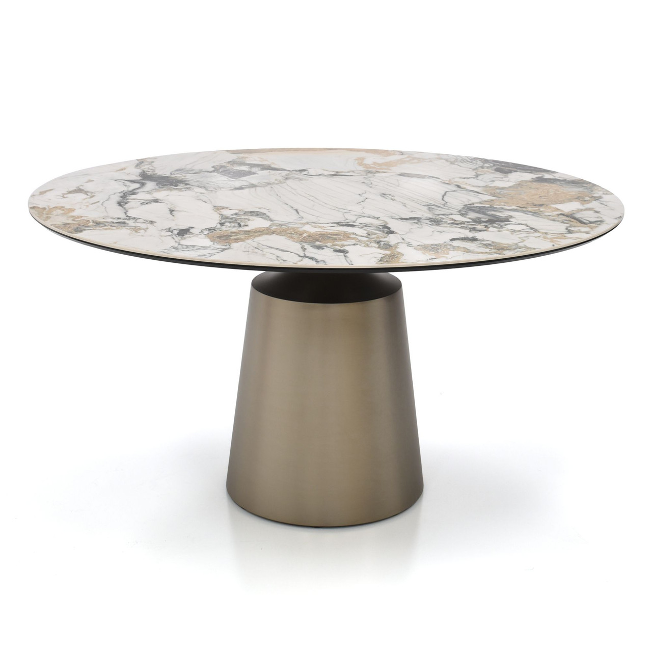 - Shown here with the Makalu Ceramic top and Satin Titanium Steel Base