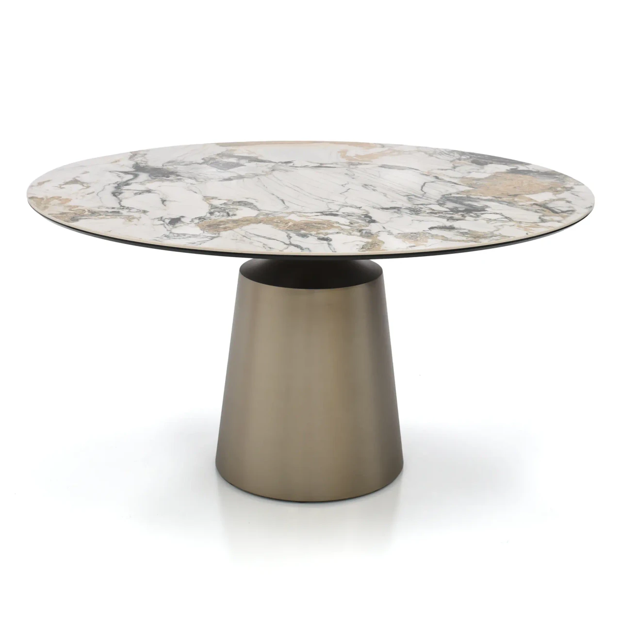 - Shown here with the Makalu Top and Satin Titanium Steel Base