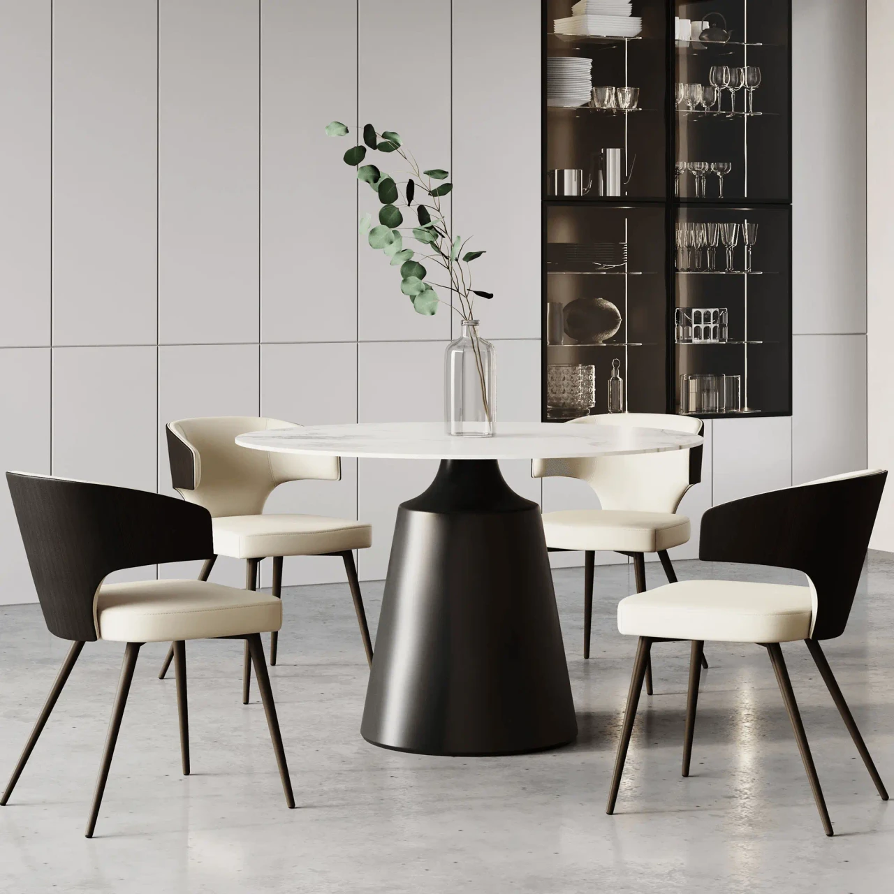 Codex Dining Table Shown in a Dining Room Setting