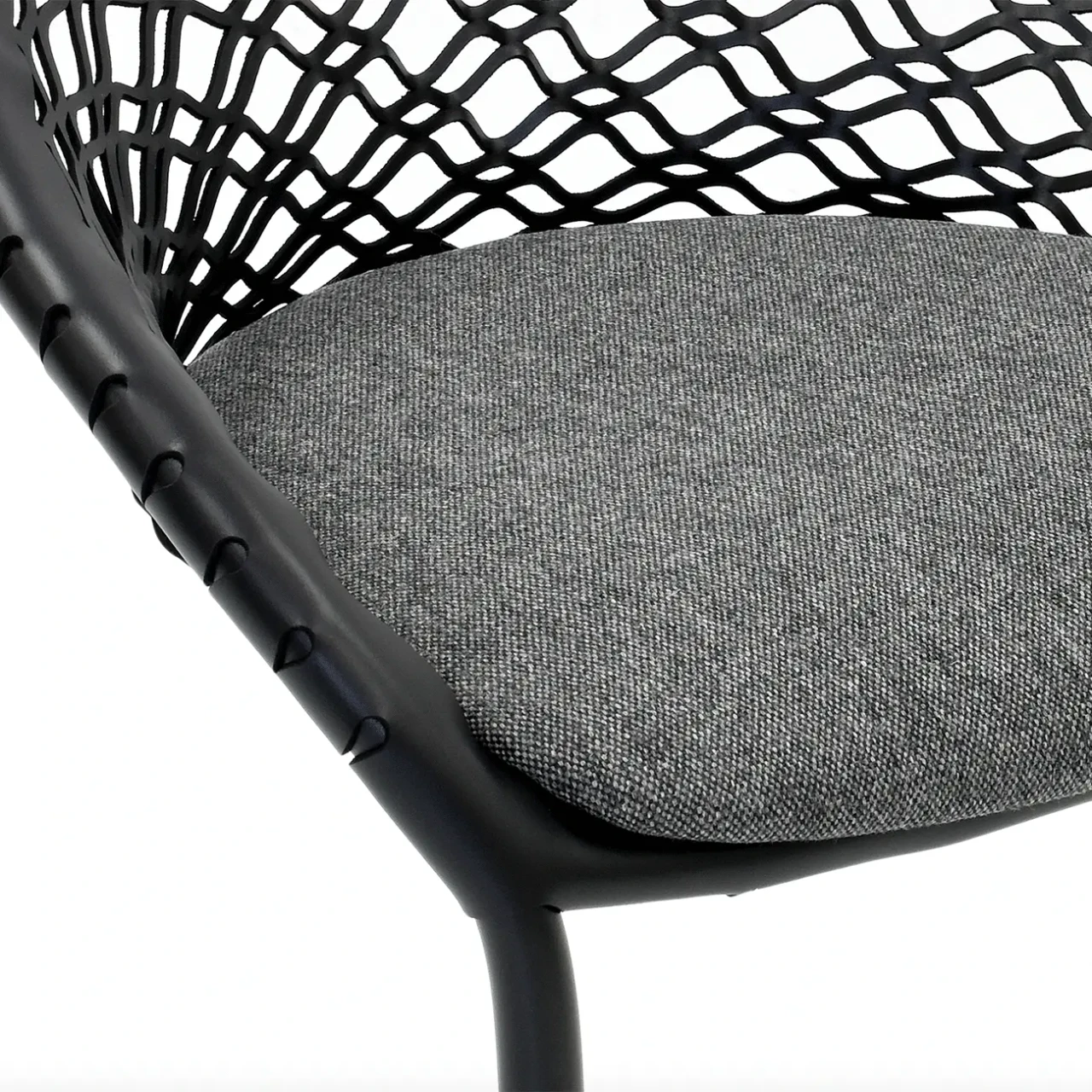 Closeup - P47 Arm Chair Flax Fabric Detail