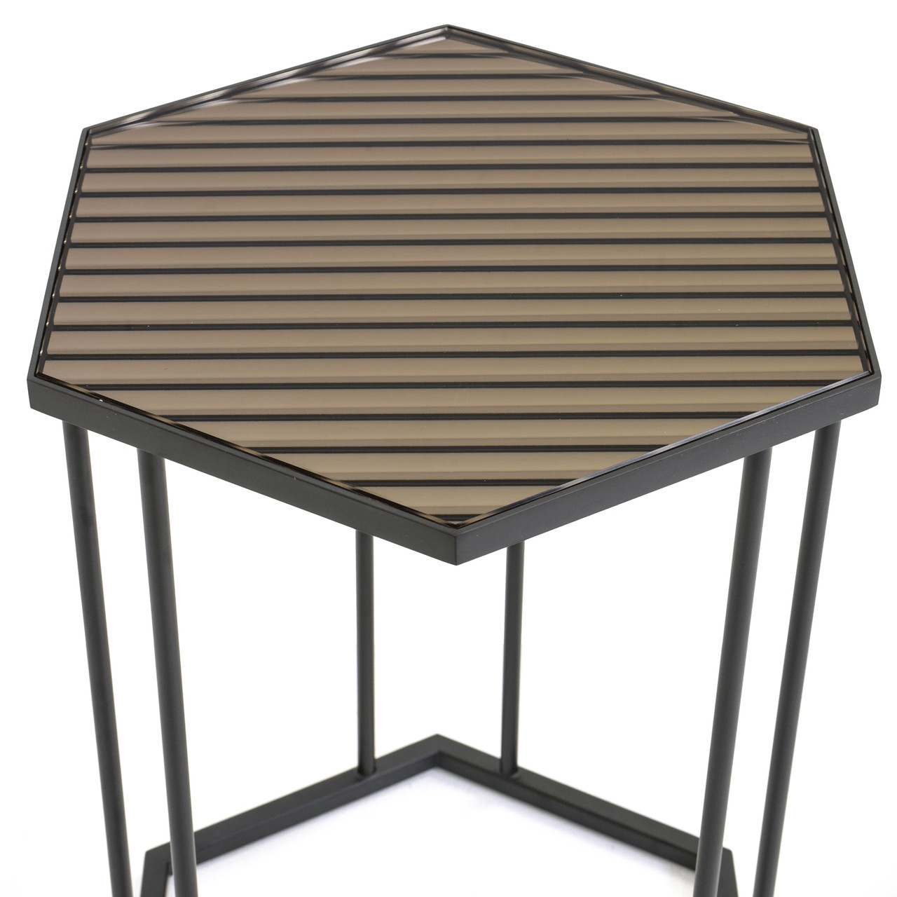 Closeup - Renee Accent Table Glass Top