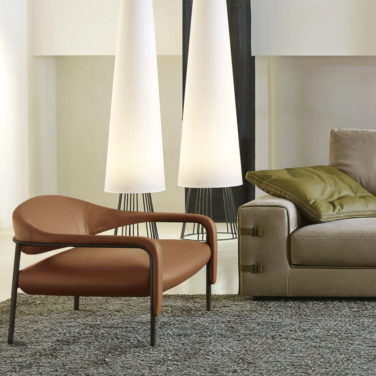Spider Chair Shown in a Living Room Setting