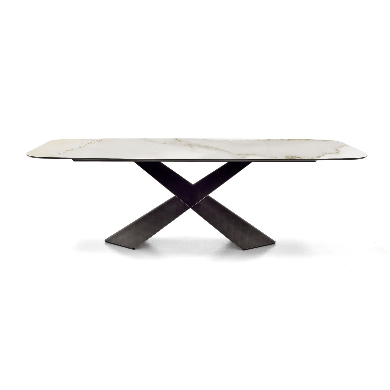 BRUSHED GREY || GLOSSY GOLDEN CALACATTA
