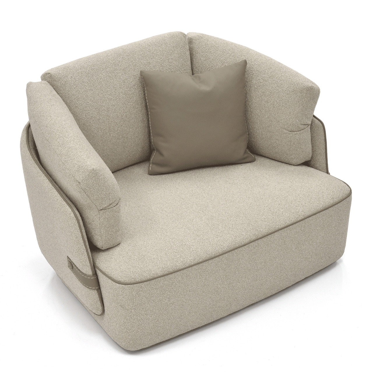 Veronica Swivel Chair Oatmeal: Comfort & Style | Cantoni Furniture
