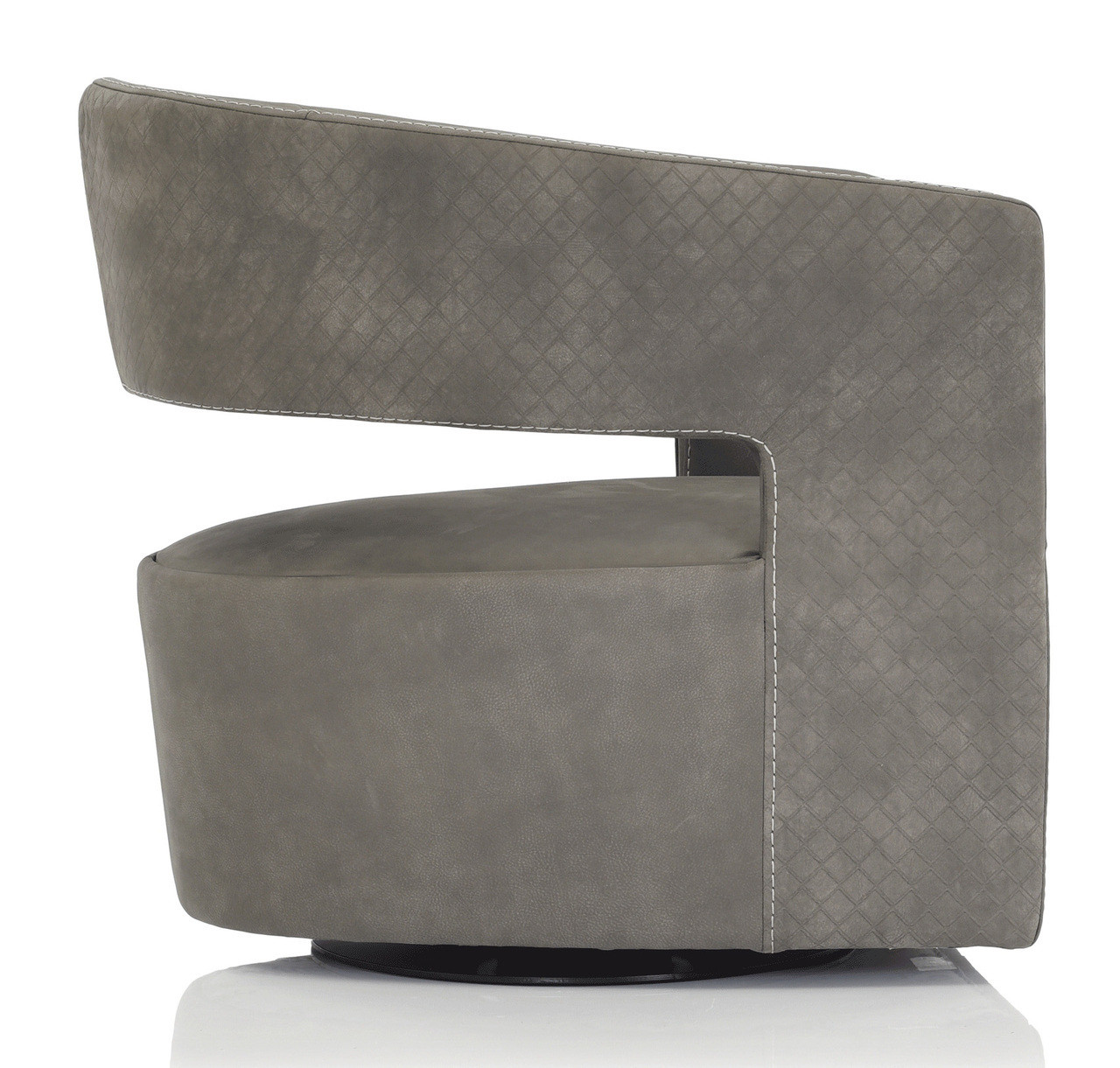Gem Swivel Chair - Taupe
