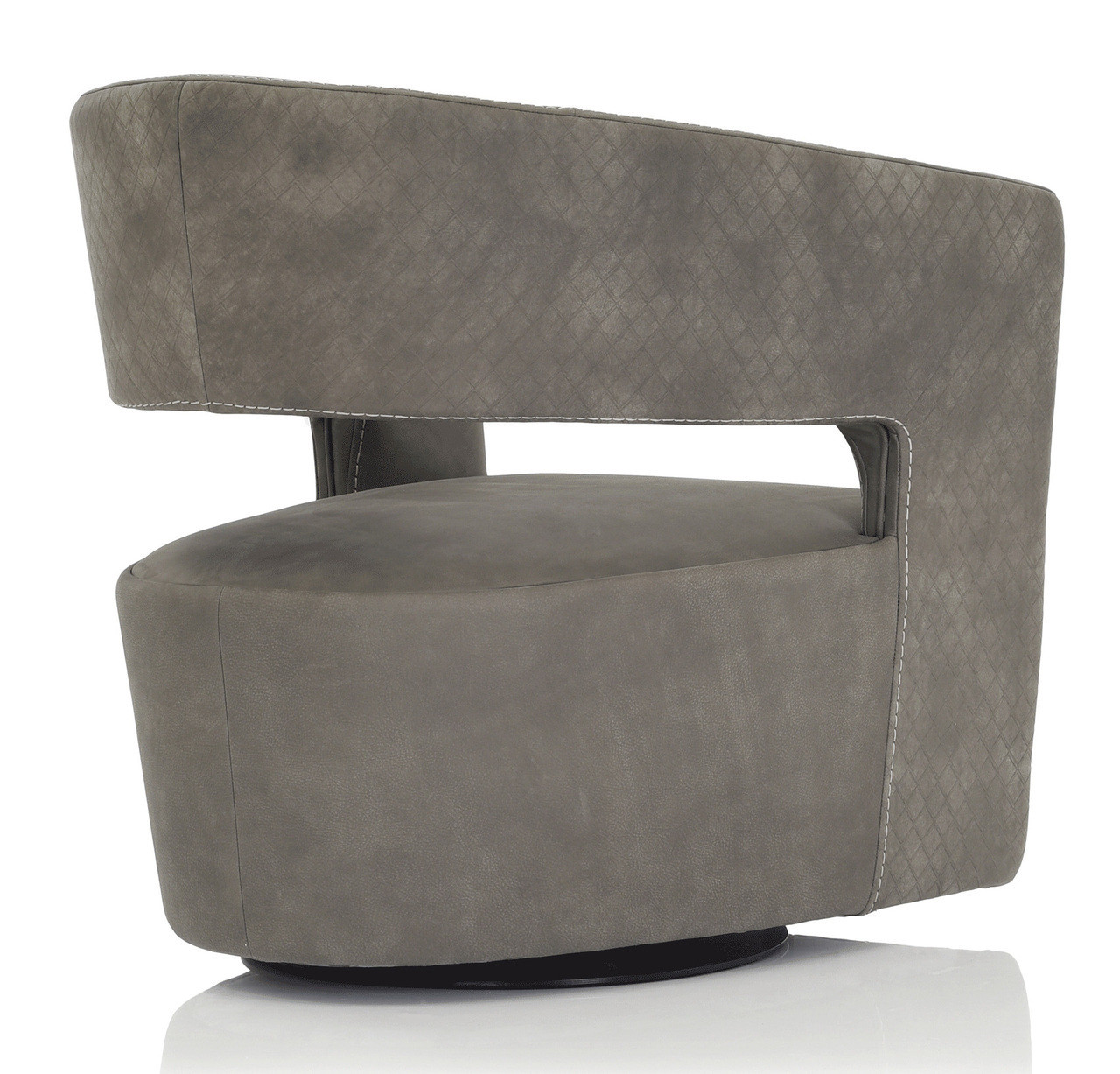 Gem Swivel Chair - Taupe