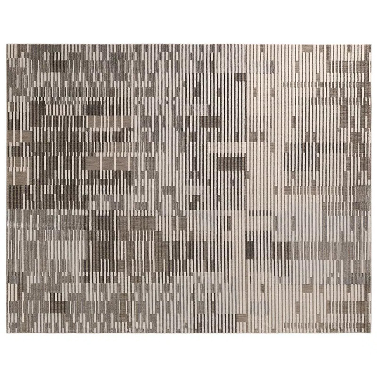 Graphite Area Rug - Taupe/Grey/Chocolate (10'6" x 14')