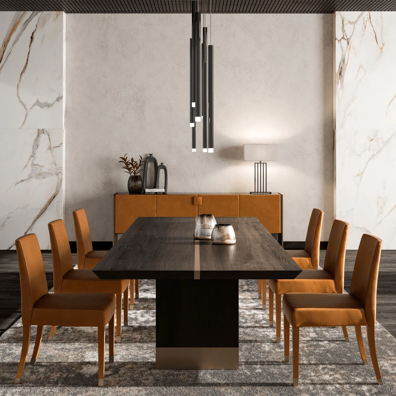 Next Level Side Chair Shown in a Dining Room Setting
