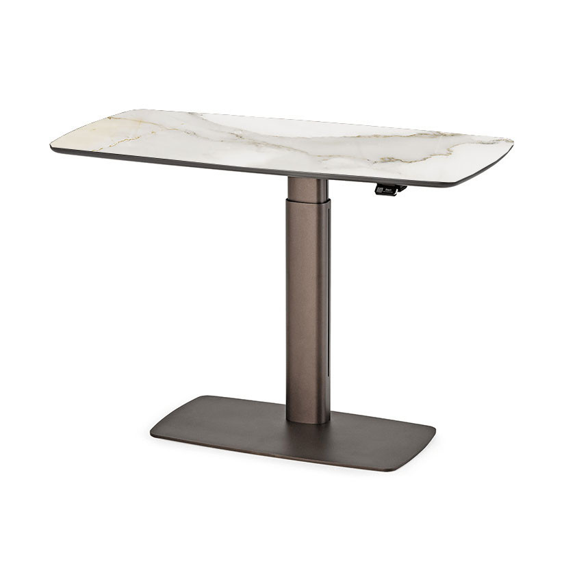 GLOSSY GOLDEN CALACATTA || BRONZE EMBOSSED STEEL