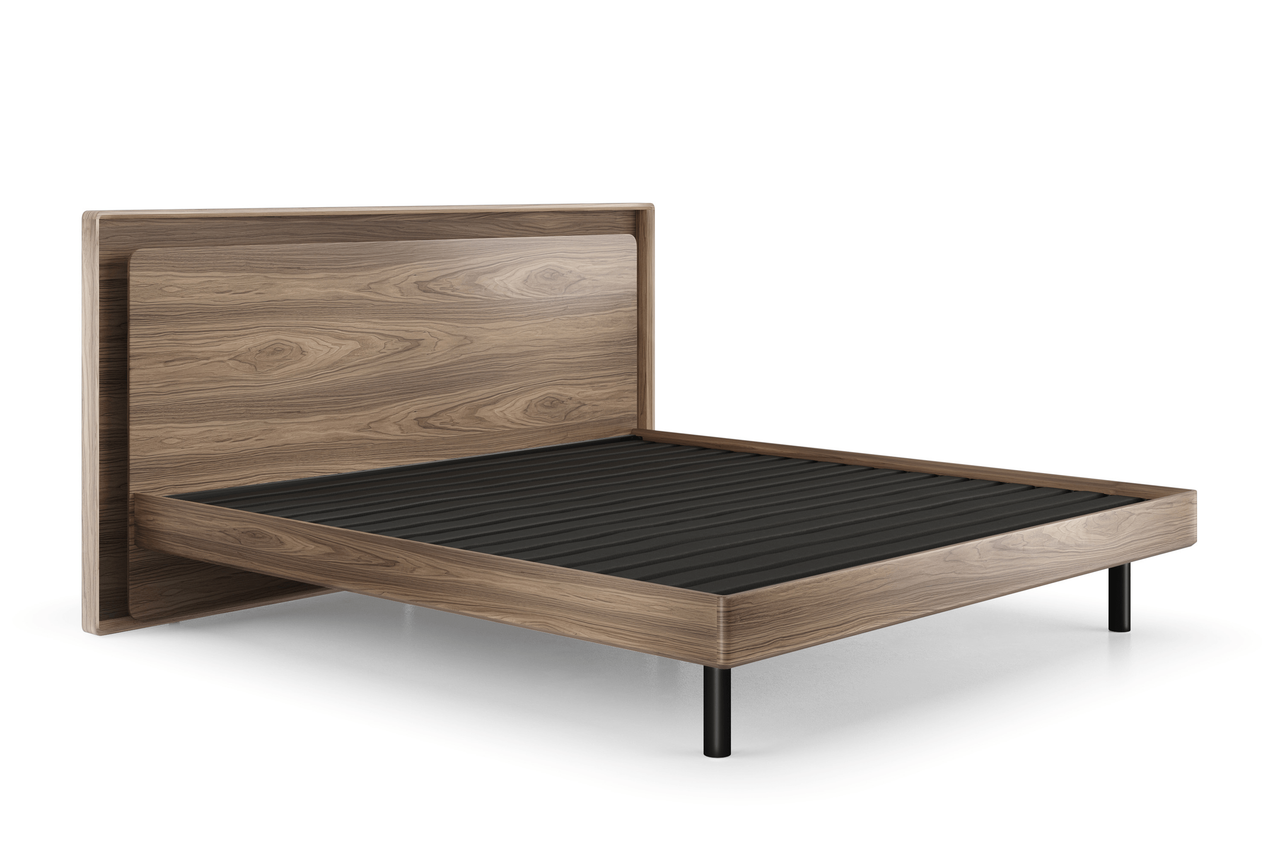 NATURAL WALNUT - Up Linq Bed Shown without a Mattress