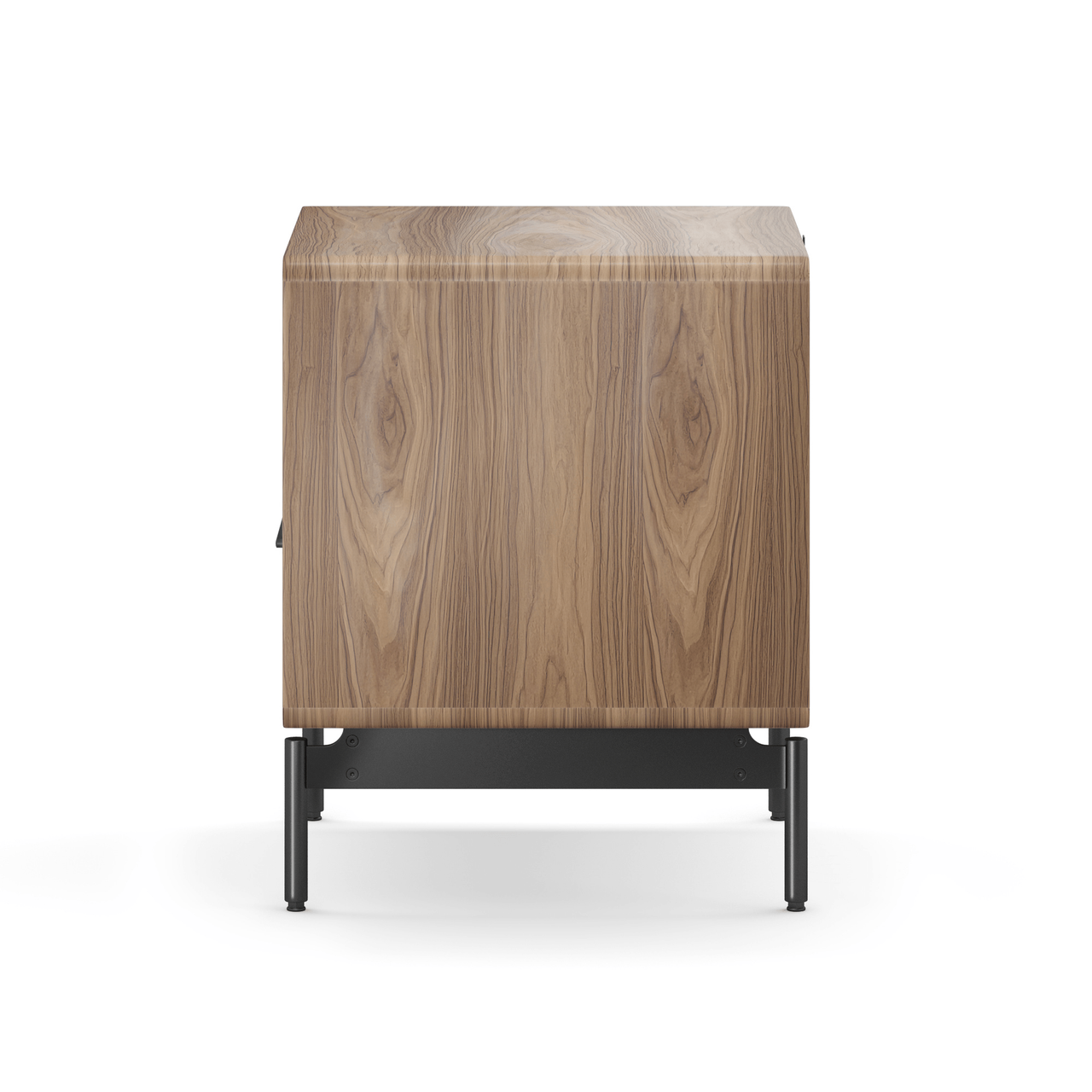 NATURAL WALNUT - Linq Narrow Nightstand Side View
