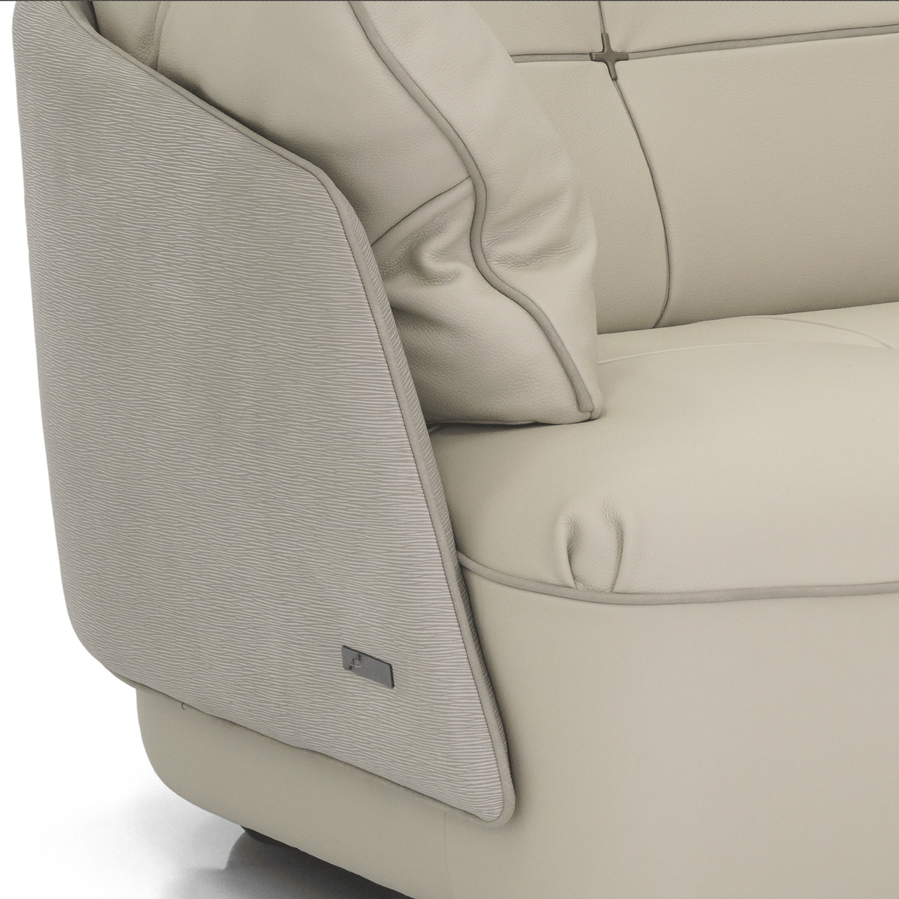 Closeup - Space Sofa Leather Detail