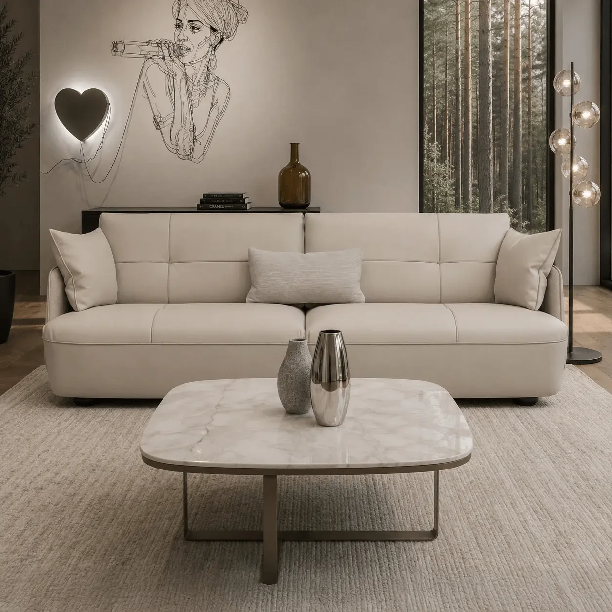 Space Sofa - Ivory