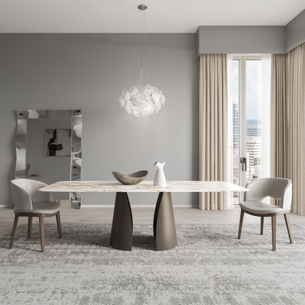 Fashion Q Side Chair Shown in a Dining Room Setting