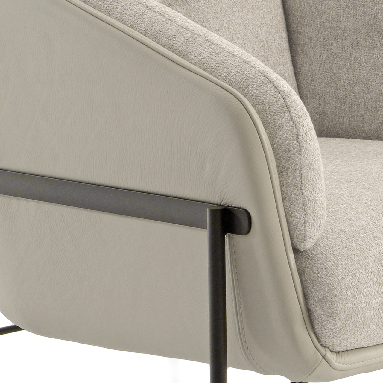 Fasano Chair Antique Bronze Hardware Detail