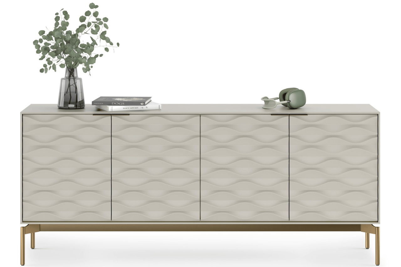 STONE/BRASS - Ripple Sideboard Shown Staged