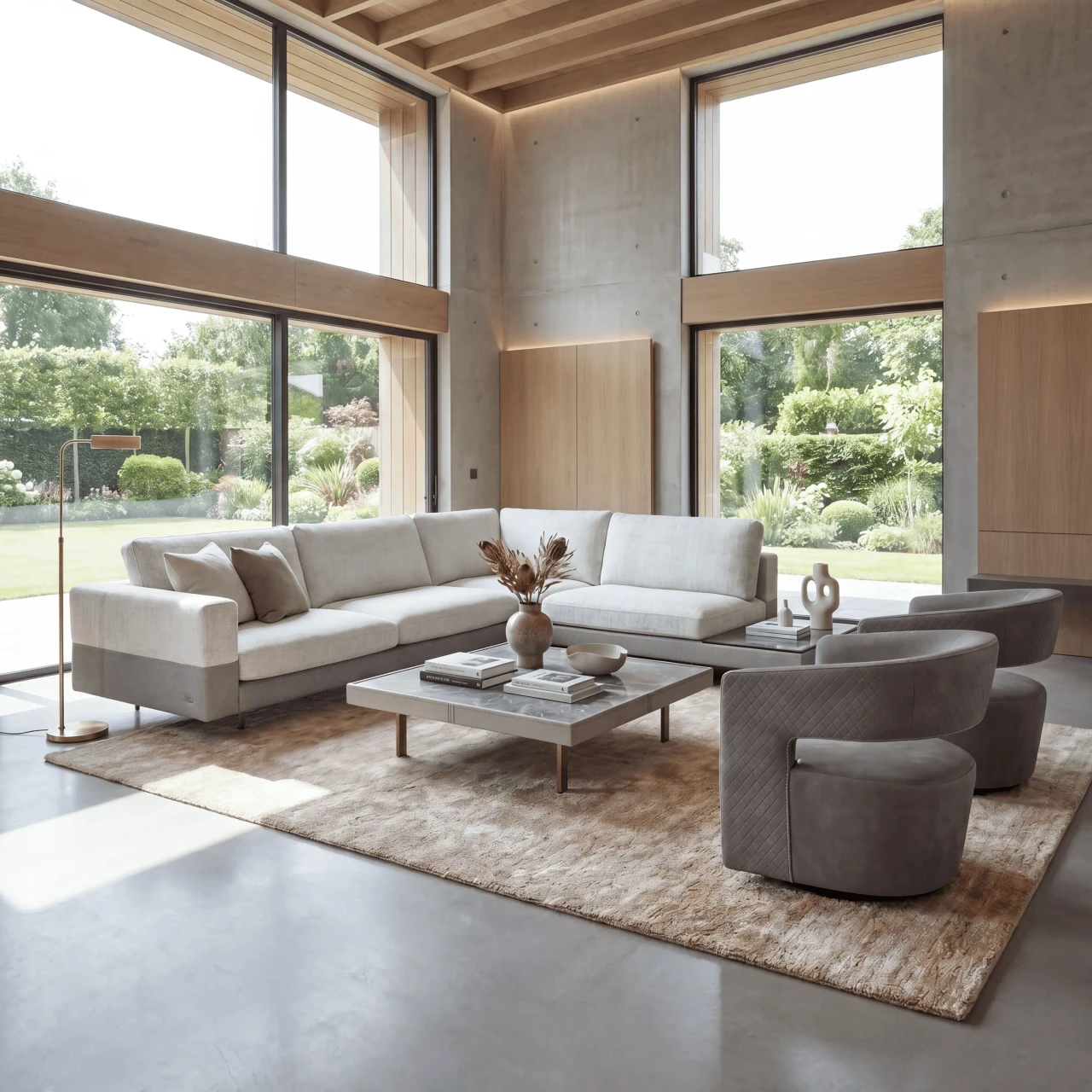Vincent Sectional w/ Bookrack
