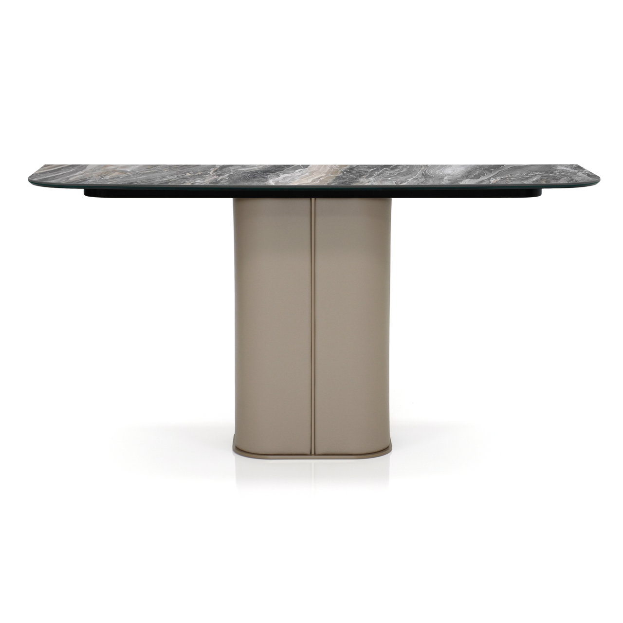 Milos Ceramic Console Table Front View