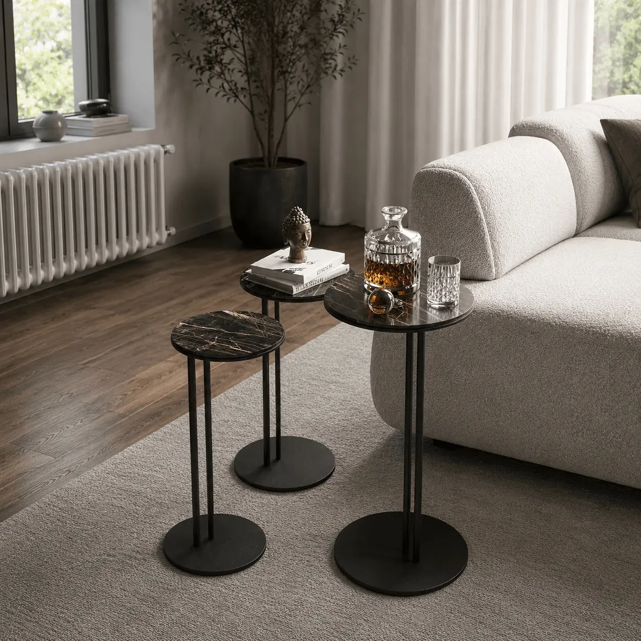 ALL - Shown in the Glossy Portoro finish. Each sold separately