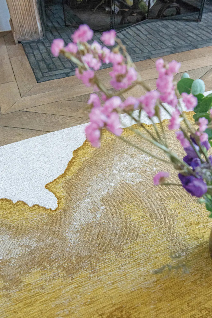 Meditation Lagoon Area Rug Shown Staged