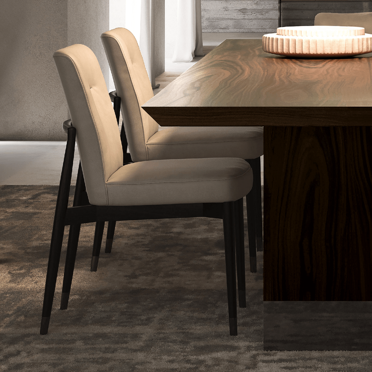 Closeup - Next Level Side Chair Shown Staged