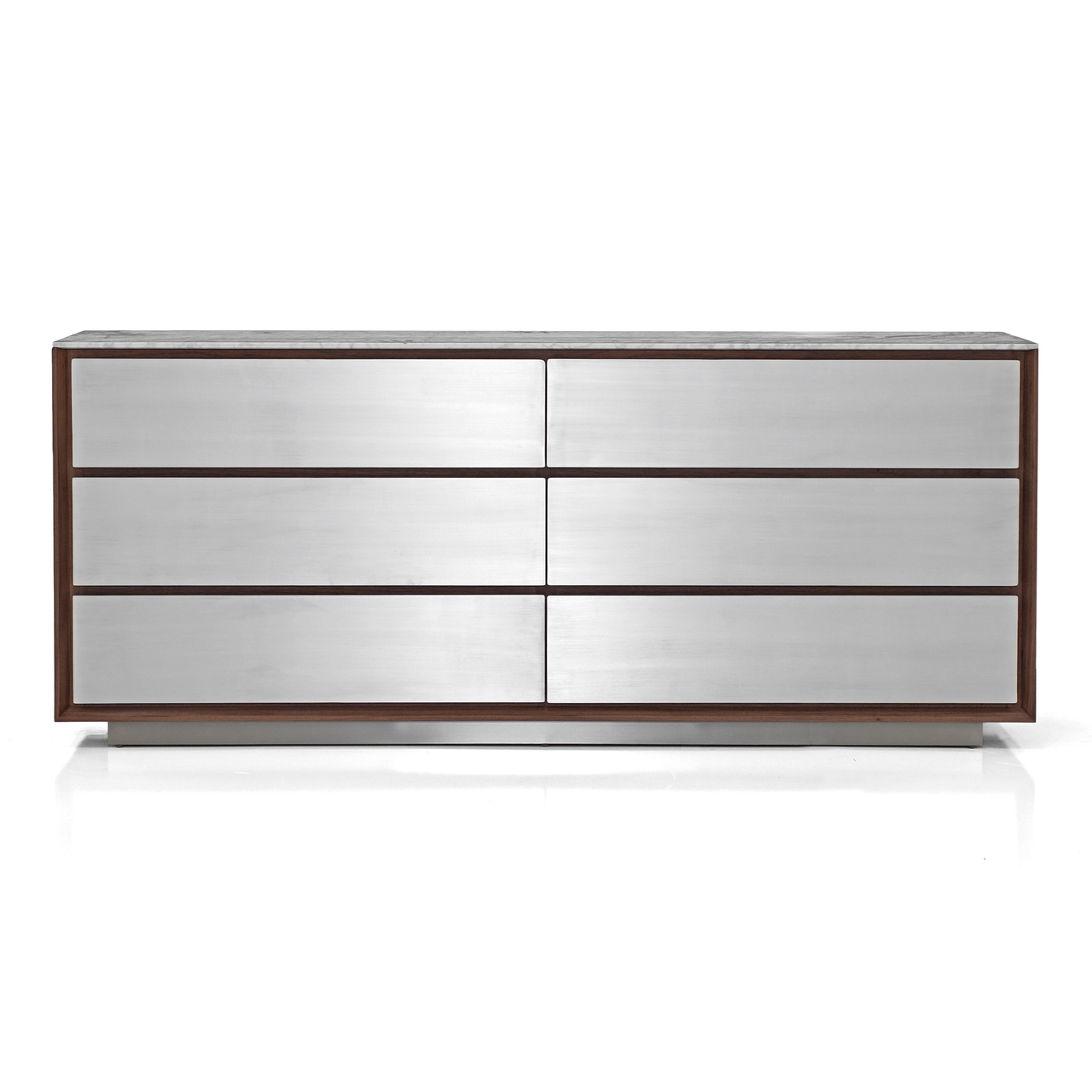 Bella New 6 Drawer Dresser Front View