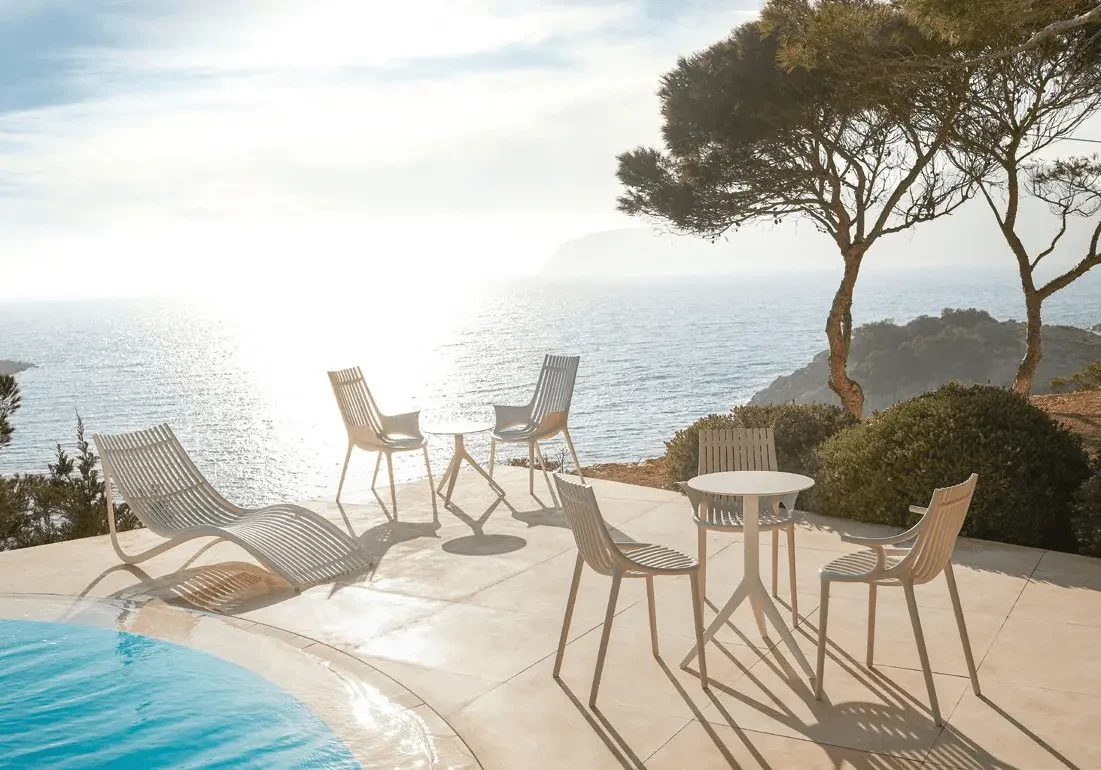 ECRU - Ibiza Counter Stool Shown in Options Available by Special Order