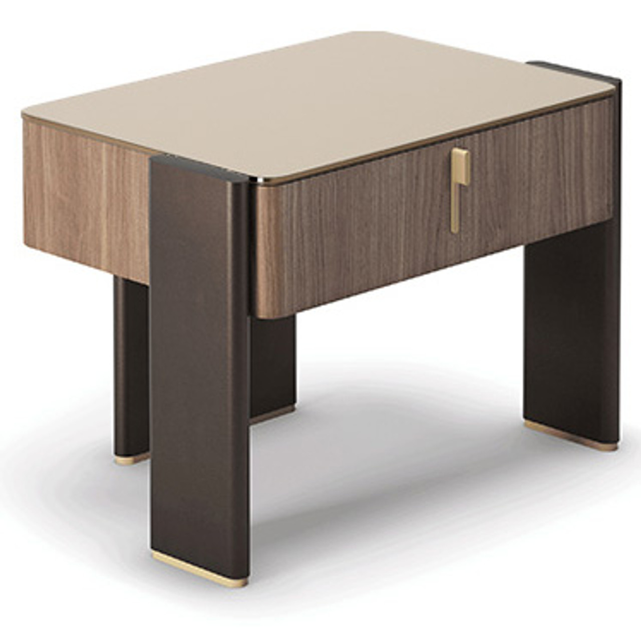 BRONZE MIRRORED WALNUT