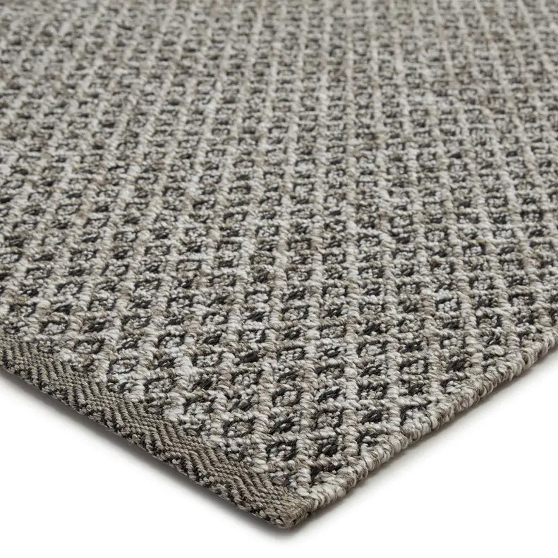 Nirvana Outdoor Area Rug - Grey/Black (7'6" x 9'6")