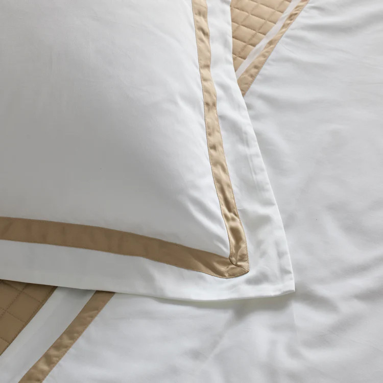 QUEEN WHITE/TAUPE || KING WHITE/TAUPE