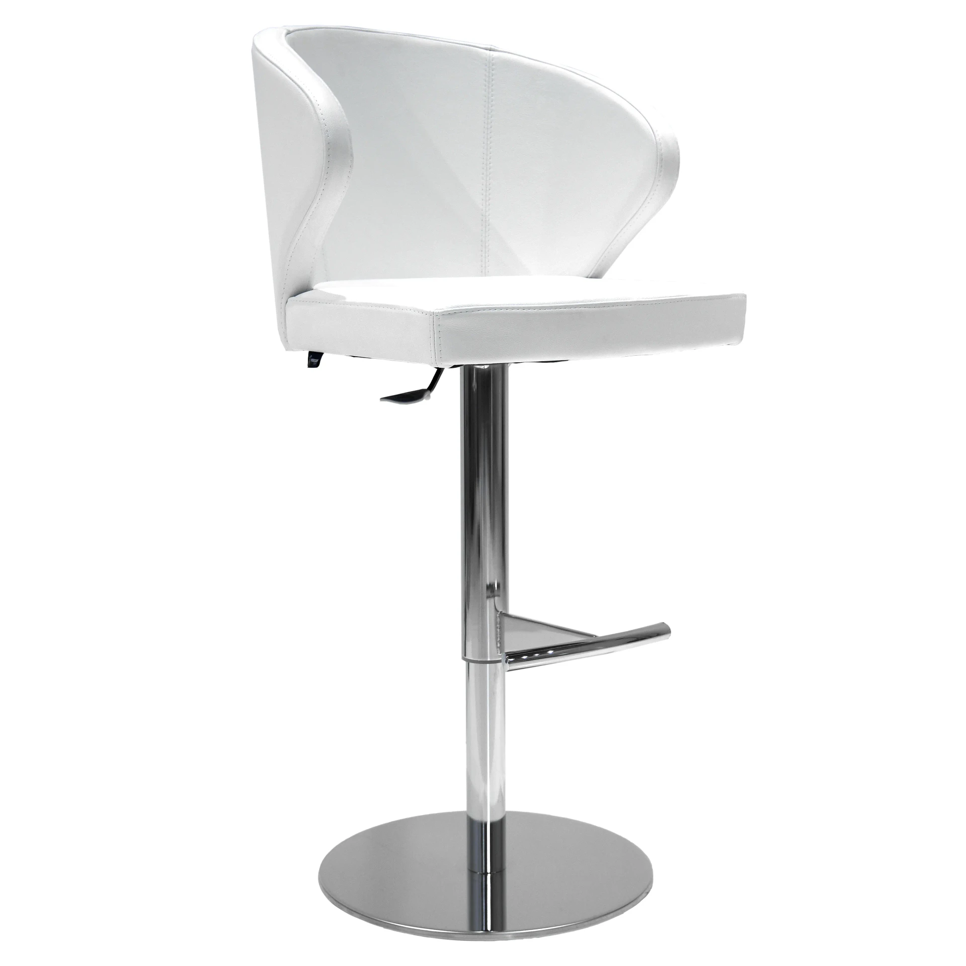 Doris P Bar Stool Front Angled View