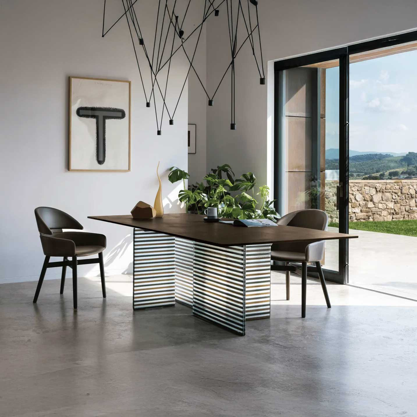 Big Wave Dining Table - 94.5 In