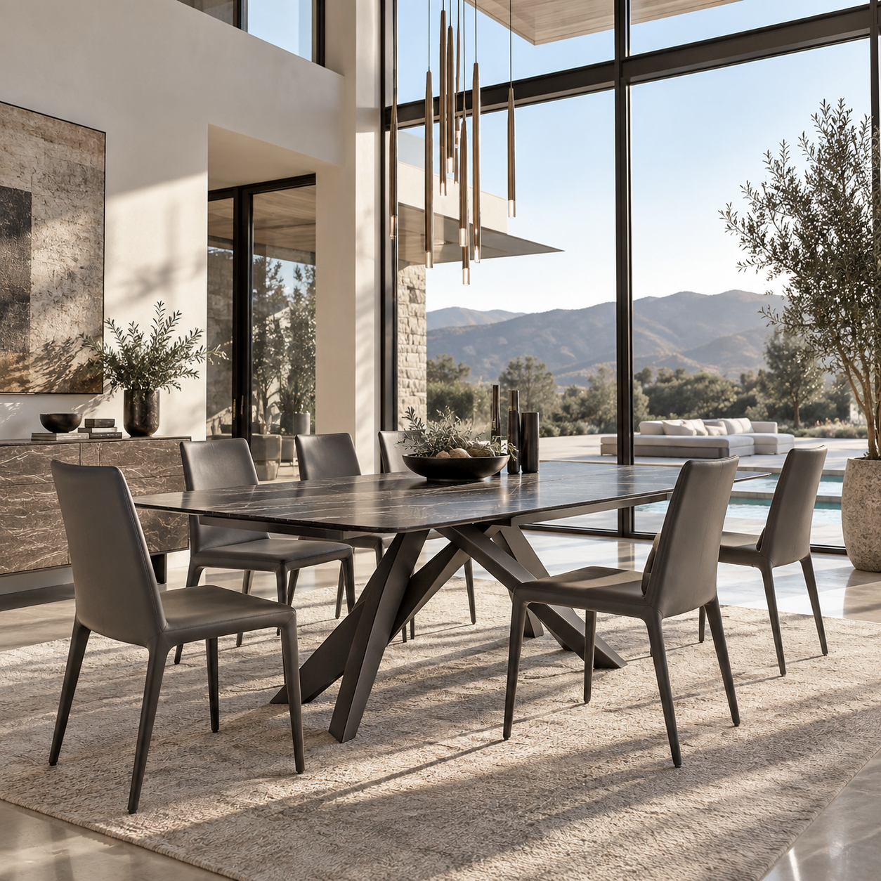 Big Extension Dining Table