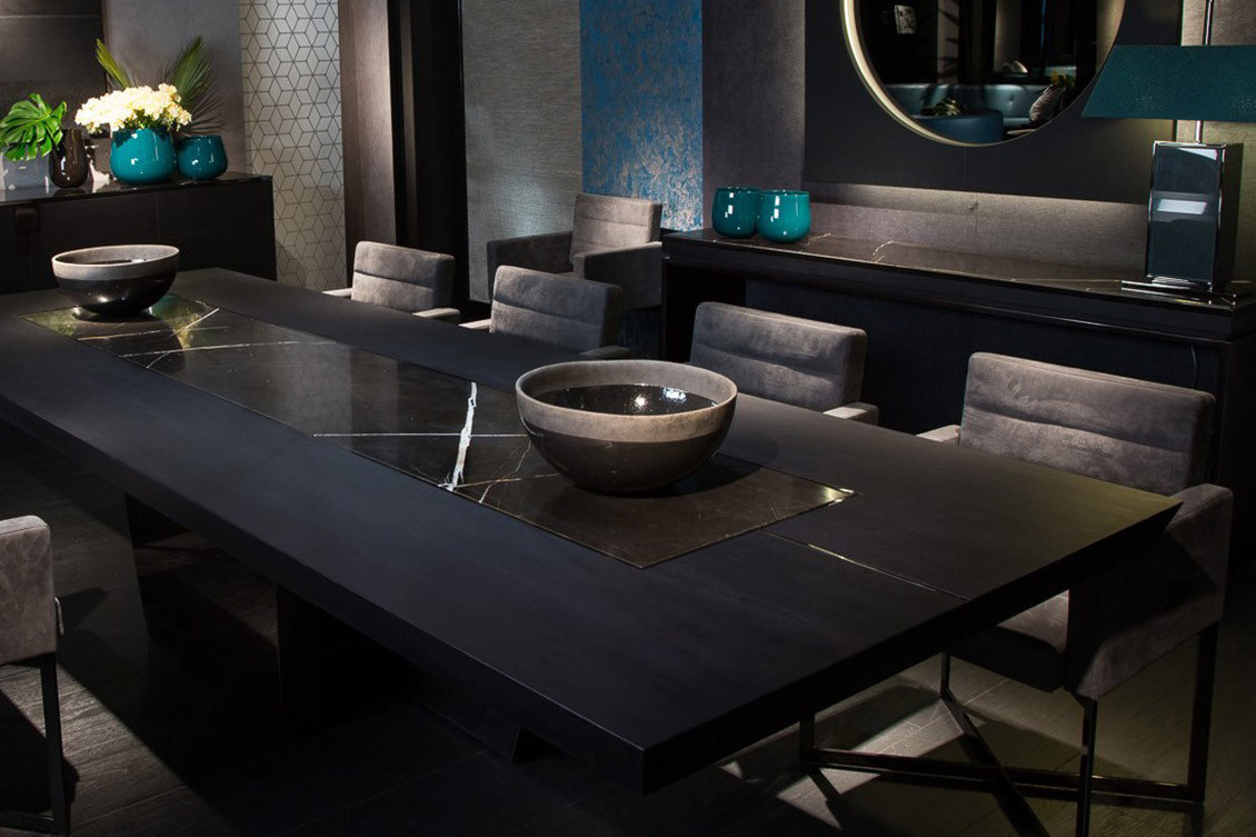 Black & More Dining Table Shown in Options Available by Special Order