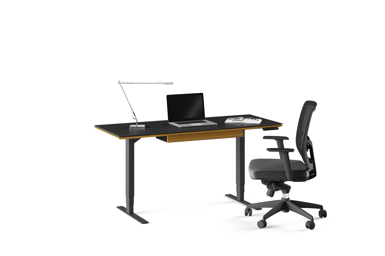 WALNUT - Shown here with the optional storage/keyboard drawer (sold separately)
