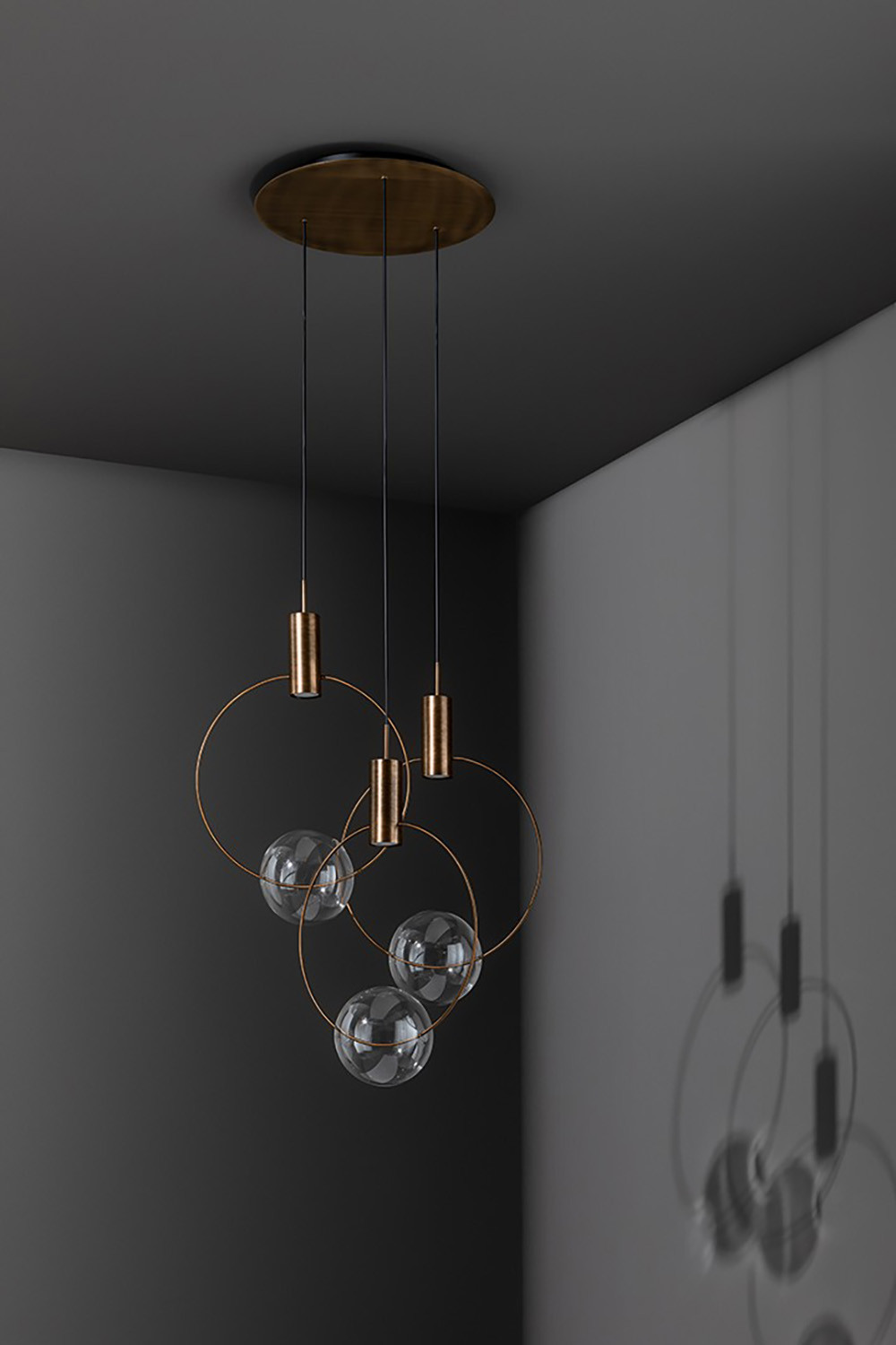 Keshi Suspension Light - Copper Bronze