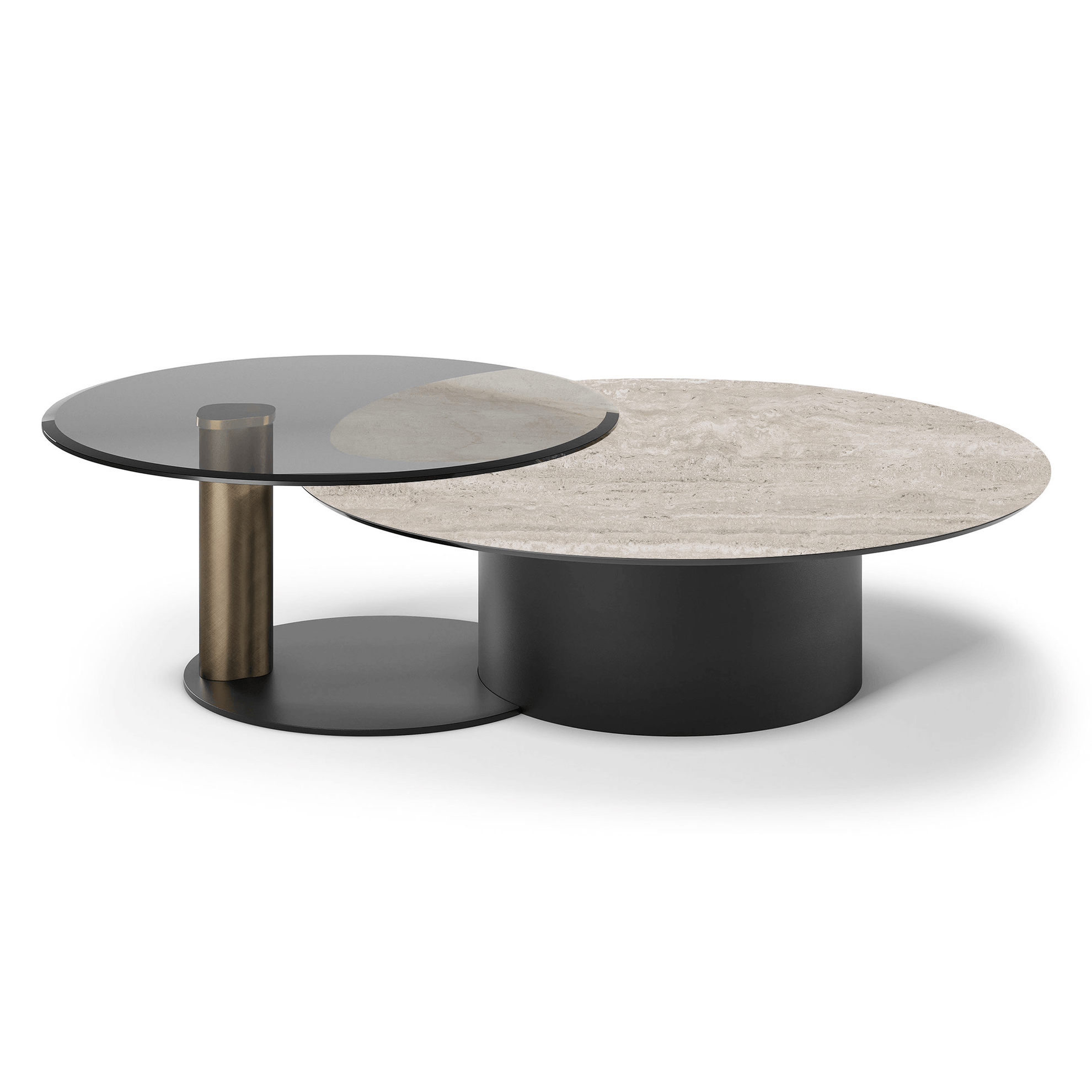 Arena Keramik Bond Cocktail Table - Fume - Cantoni