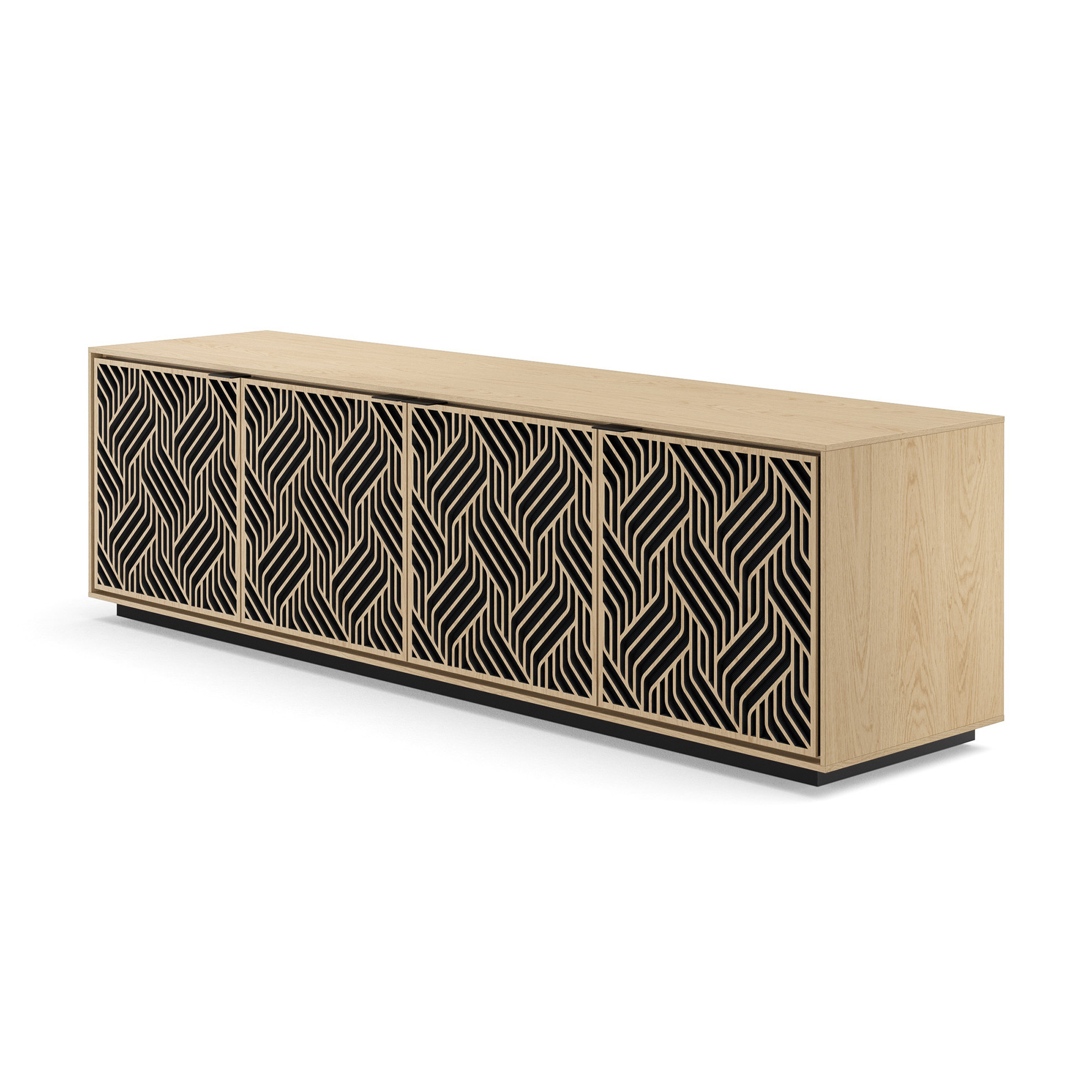 Elements 8703-We Media Cabinet - Cantoni