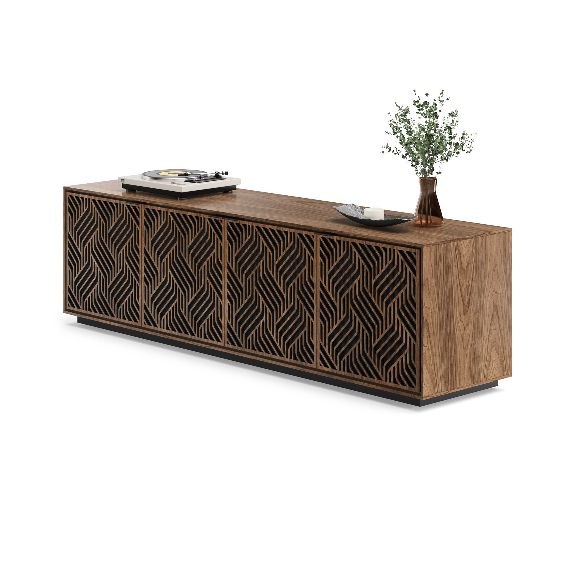 Elements 8703-We Media Cabinet - Cantoni