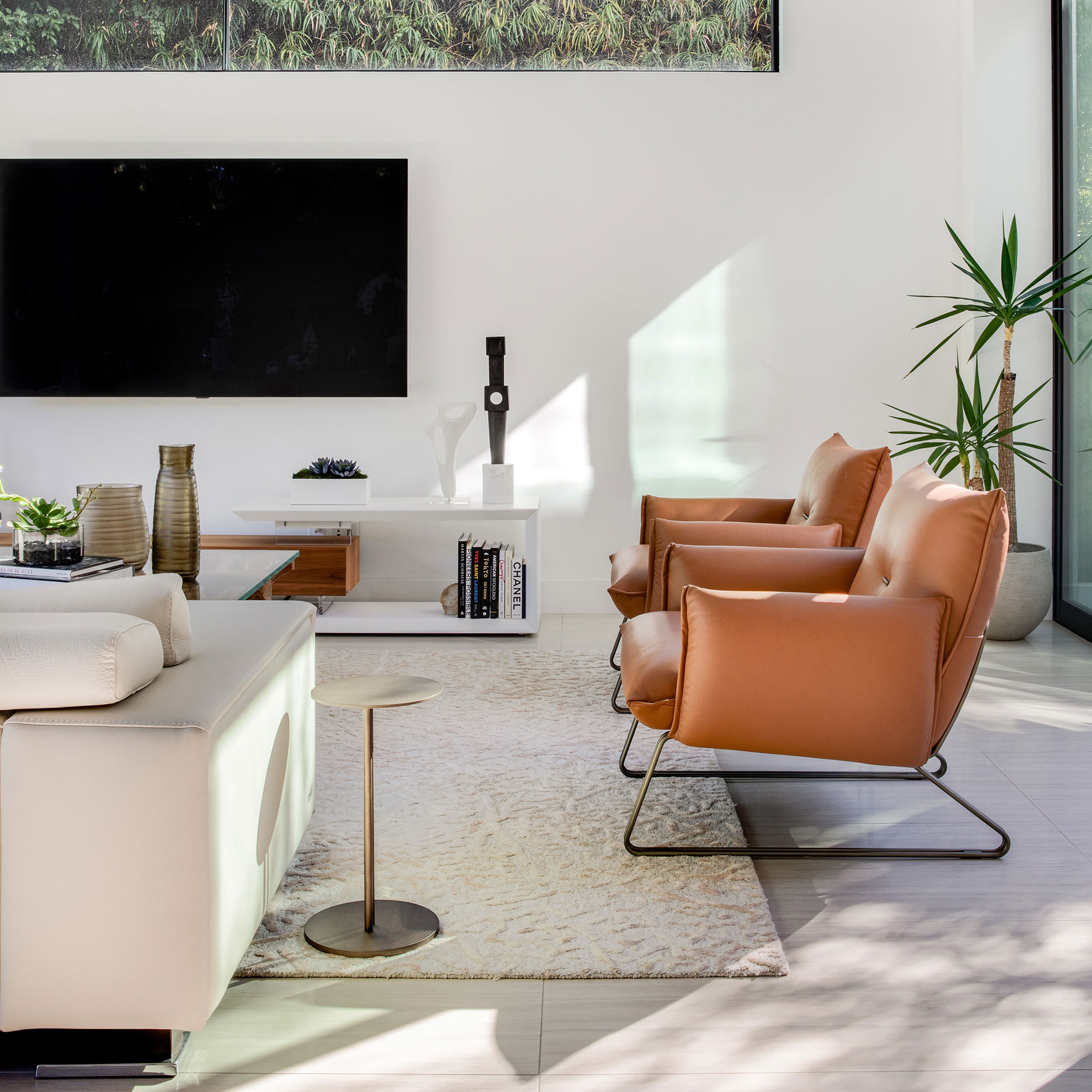 Margot Chair - Honey Leather - Cantoni