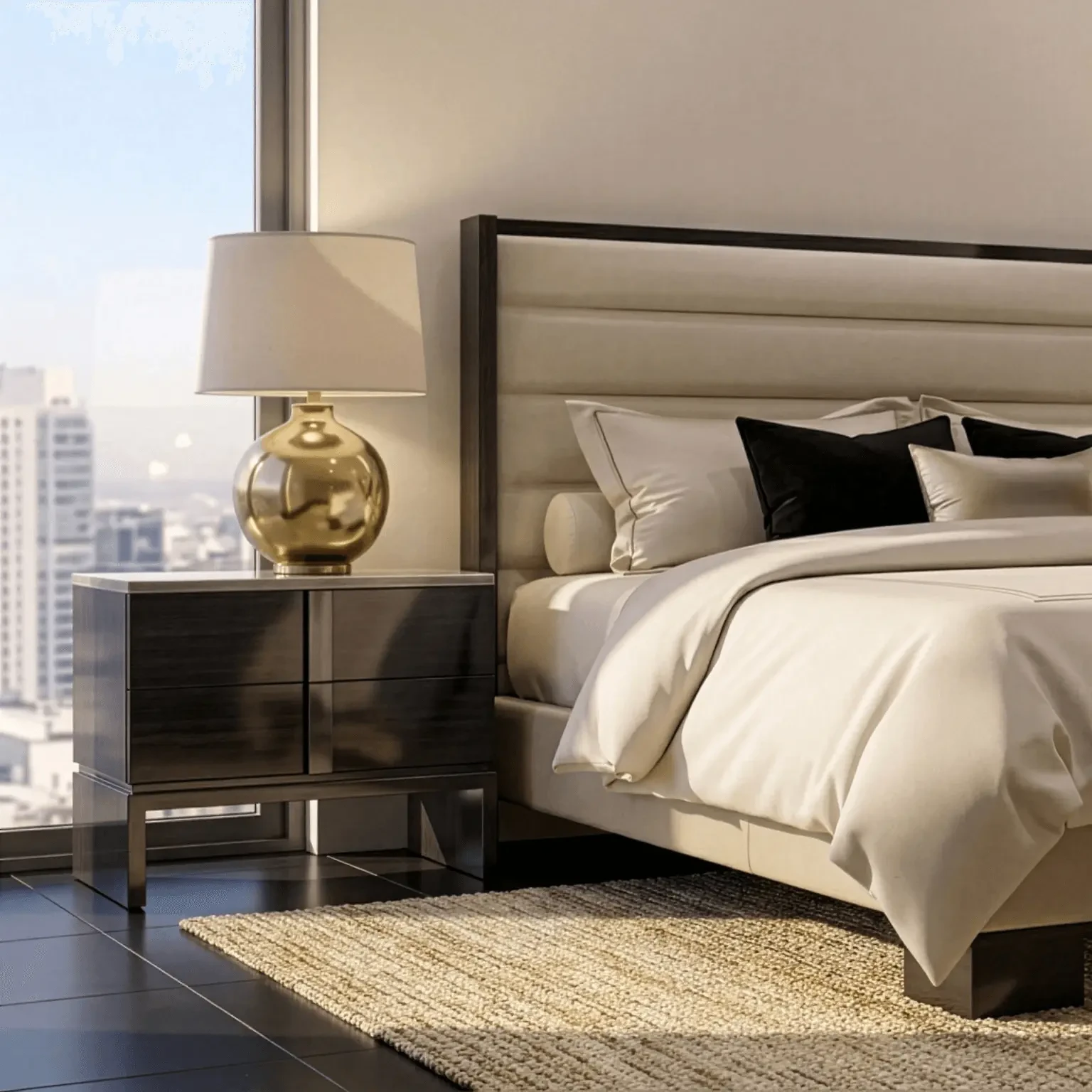 Black & More Nightstand - Cantoni