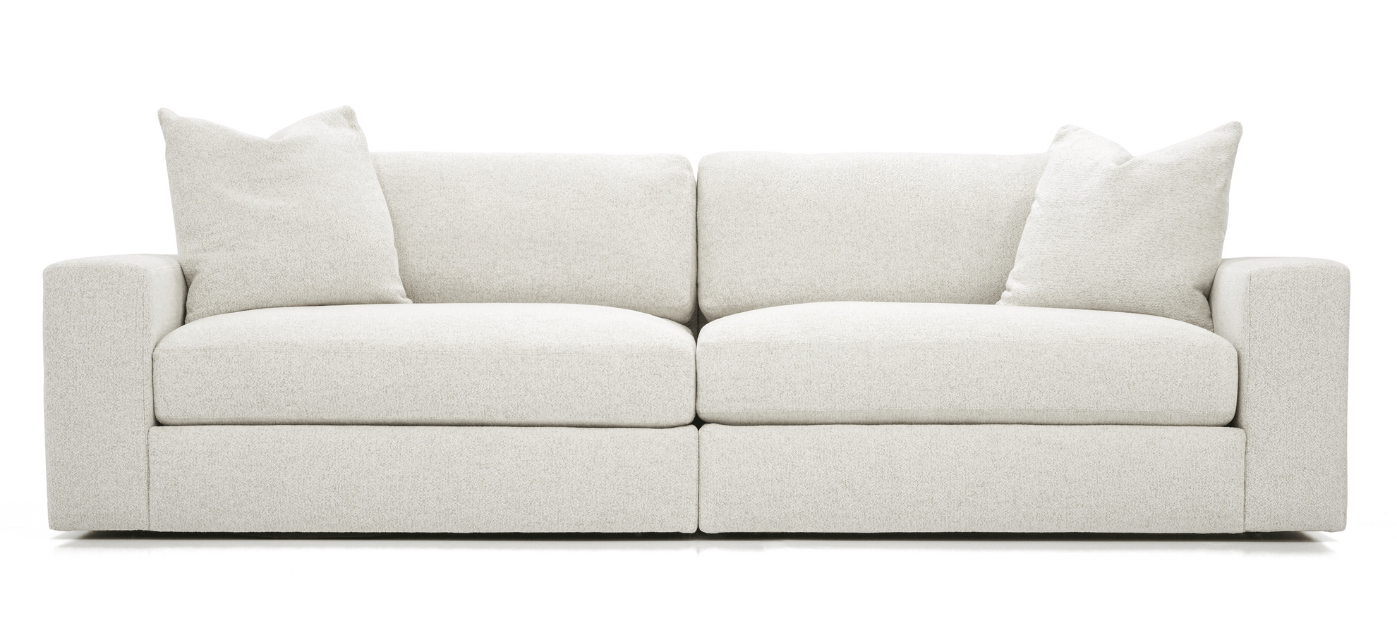 Steve 2-Piece Sofa Set with Luxury Chenille Fabric