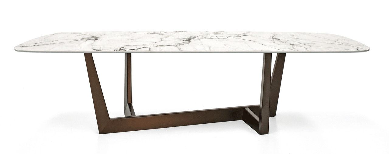 Art Dining Table - Macchia Vecchia Ceramic - Cantoni