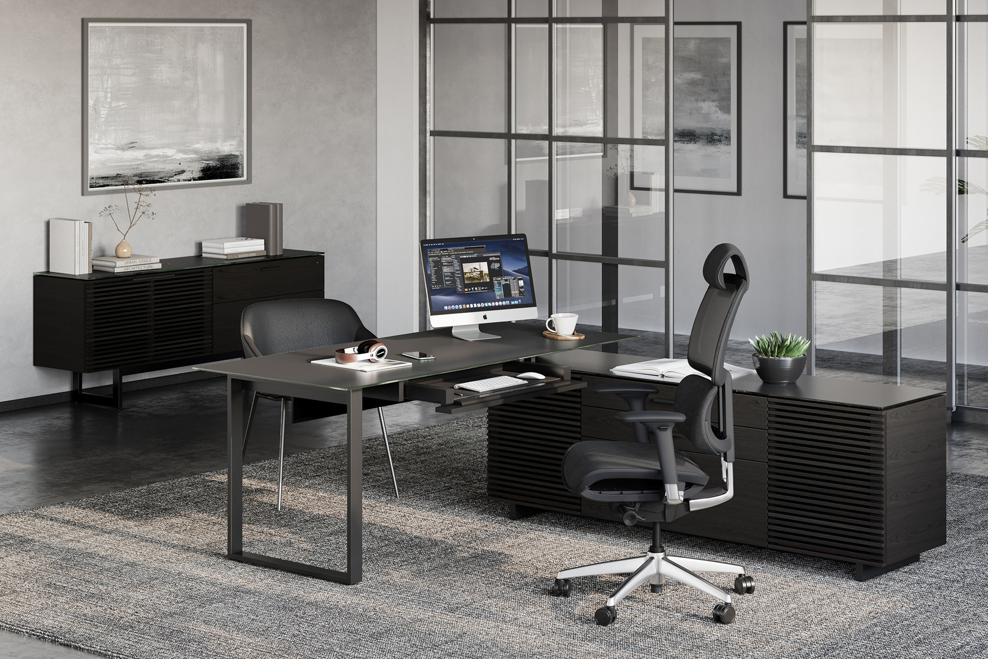 Small executive office desk cheap
