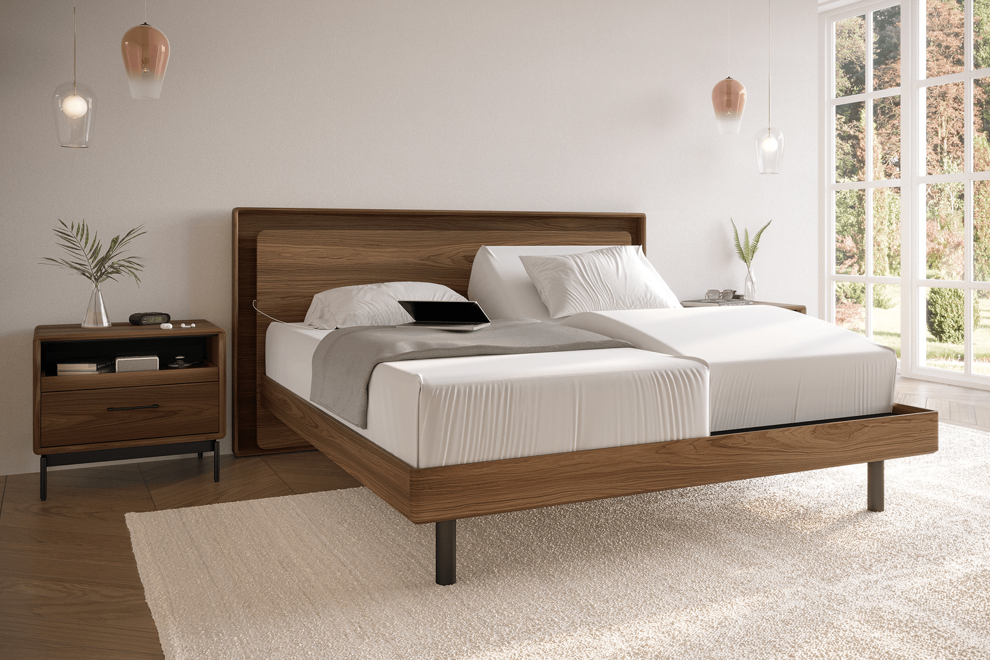 Up Linq 9119 King Bed: Modern Elegance for Your Bedroom | Cantoni