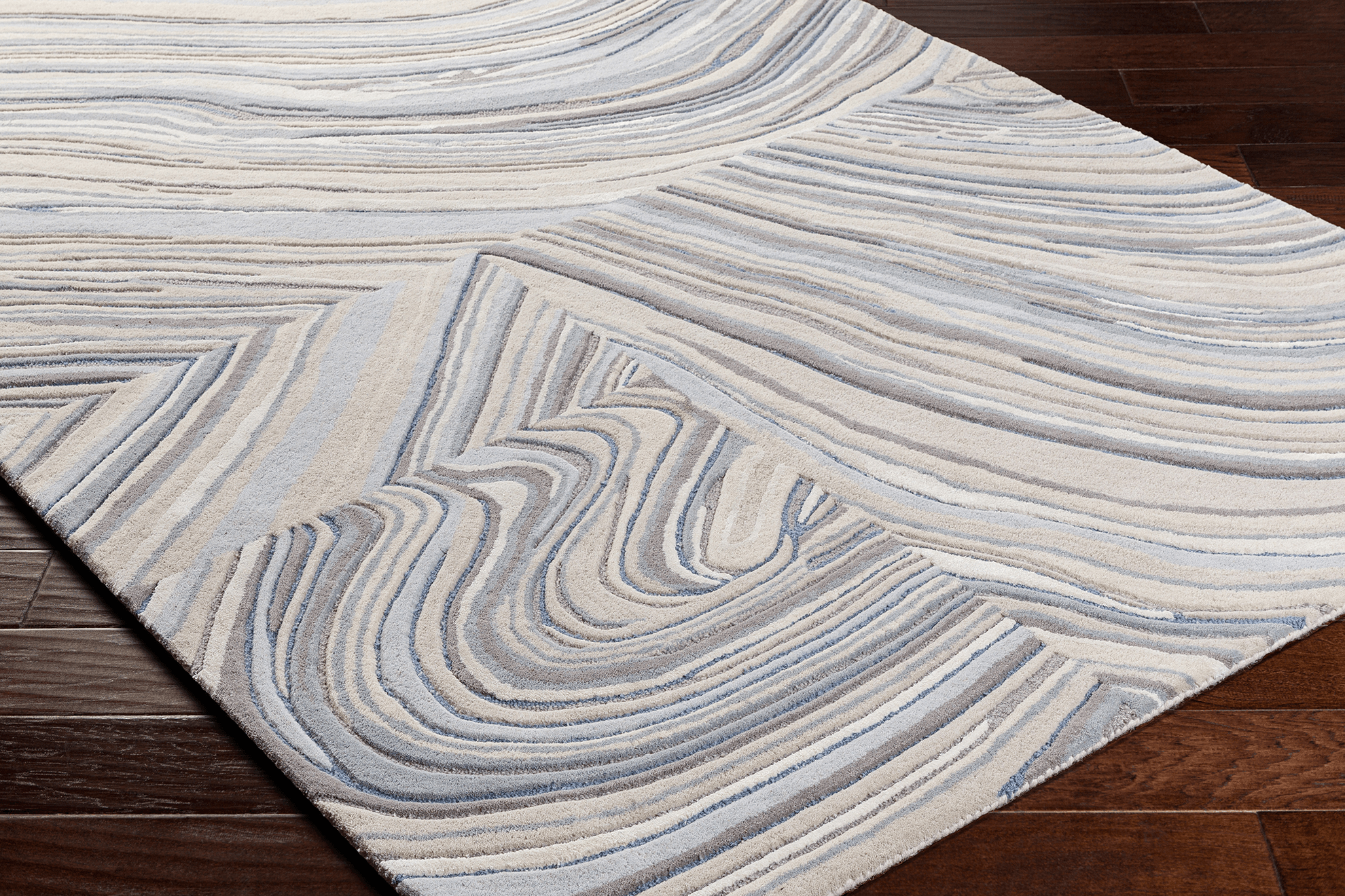 Dreamscape Area Rug - Ecru/Grey/Blue (9' x 12') - Cantoni