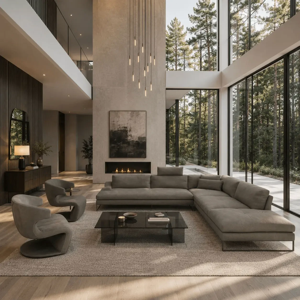 Sunset Sectional - Stone - Cantoni