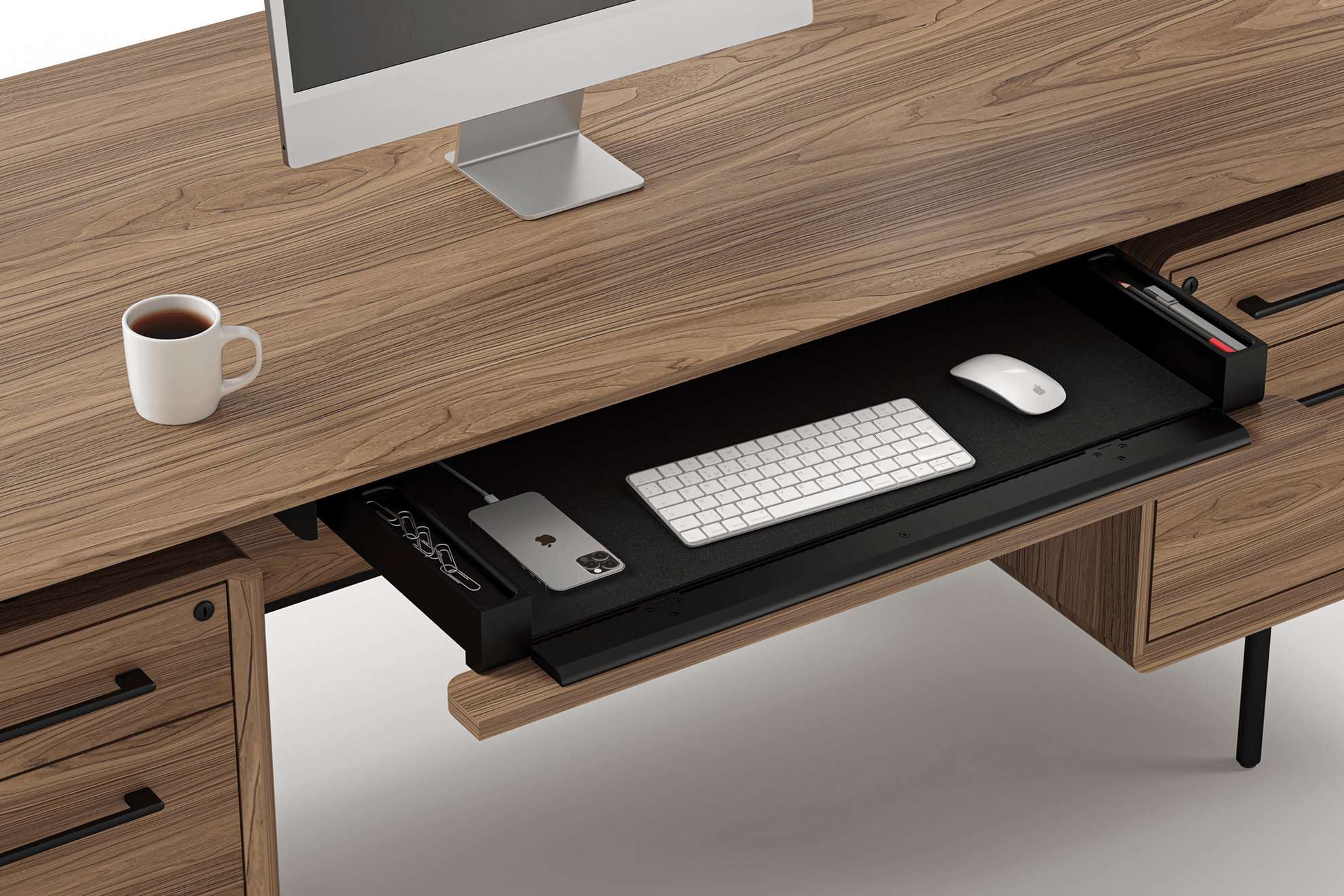 Linq 6821 Excutive Desk - Cantoni