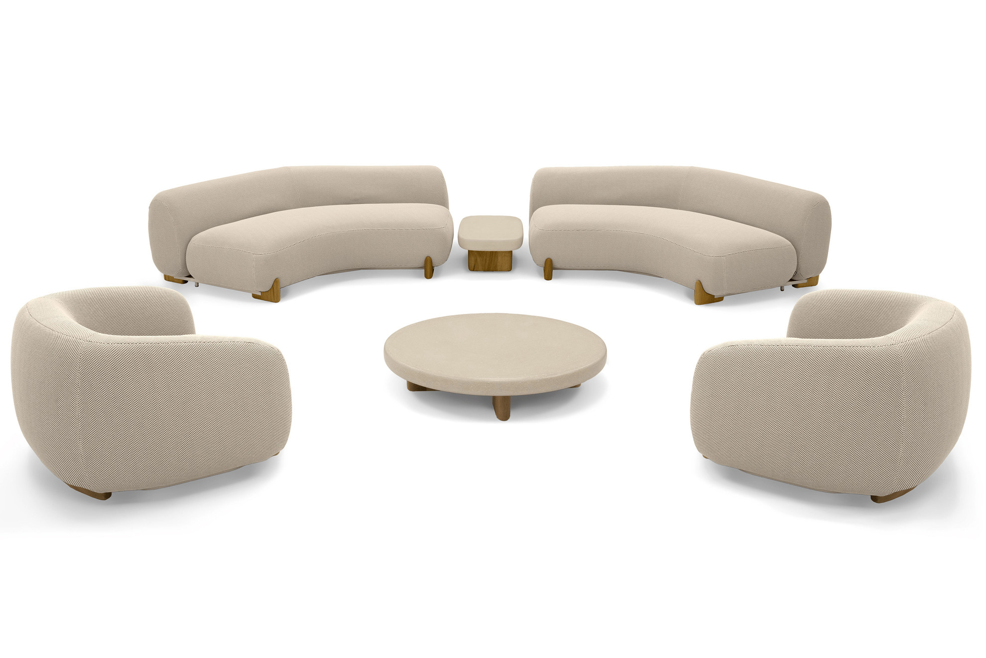 Milos Upholstered Lounge Chair - Cantoni